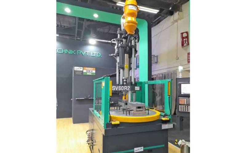 Swift’s injection moulding kit at Plastindia