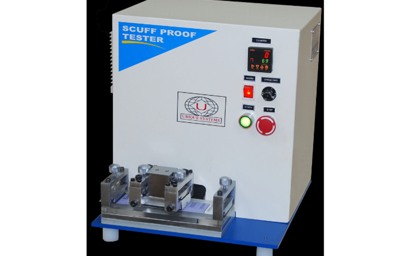Product Watch: USPT-V, a scuff tester, by Saurashtra Systopack