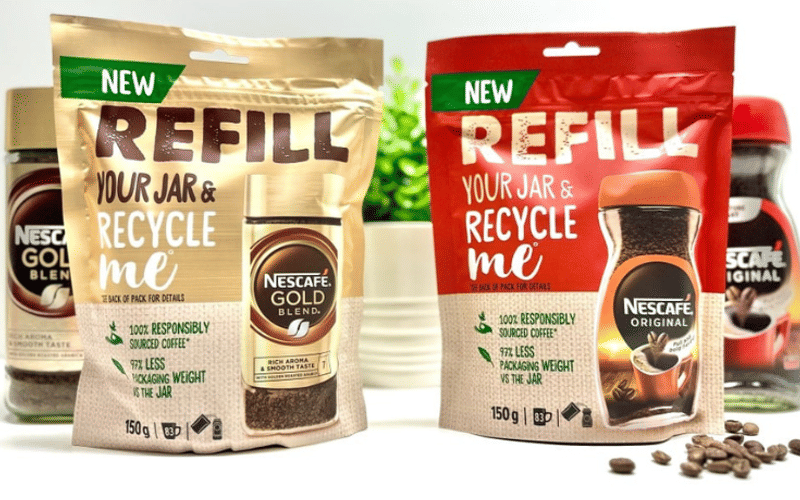 Nescafé launches a new Gold Blend refill pouch